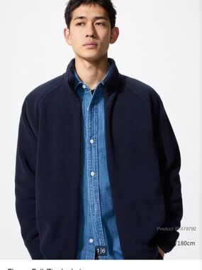Uniqlo Fleece Full-Zip Jacket(Unisex)